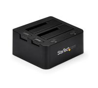 StarTech.com Dual-Bay USB 3.0 to SATA and IDE Hard Drive Docking Station, USB Hard Drive Dock, External 2.5/3.5" SATA I/II/III and IDE (40 pin) SSD/HDD Docking Station, Hot-Swap Hard Drive Bays, Top-Loading