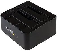 StarTech.com Dual-Bay USB 3.1 to SATA Hard Drive Docking Station, USB 3.1 (10 Gbps) Hard Drive Dock, External 2.5/3.5" SATA I/II/III SSD/HDD Docking Station, Hot-Swap Hard Drive Bay, Top-Loading