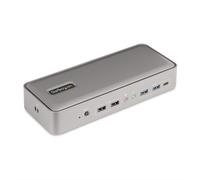 StarTech.com Dual-Laptop USB-C KVM Docking Station Dual Monitor 4K 60Hz DisplayP