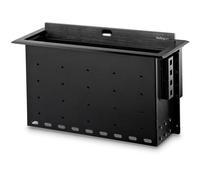 StarTech.com Dual-Module Conference Table Connectivity Box with Cable Organizer
