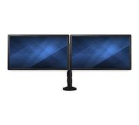 StarTech.com Dual Monitor Mount - Supports Monitors 13'' to 27'' - Adjustable - Desk Clamp or Grommet-Hole Desk Mount for Dual VESA Monitors - Black (ARMBARDUOG)