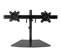 StarTech.com Dual-Monitor Stand - Horizontal - Black