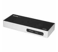 StarTech.com USB 3.0 Docking Station - Dual Monitor Laptop Docking Station with HDMI & DVI/VGA Video - 6-port USB 3.1 Gen 1 5Gbps Hub, GbE, Audio - Universal Type-A Dock - Windows & Mac