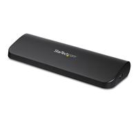 StarTech.com Dual Monitor USB 3.0 Laptop Docking Station with HDMI/DVI/VGA, 3x USB-A Hub, GbE, Audio, Universal Type-A Dock for Windows/macOS/ChromeOS - TAA Compliant