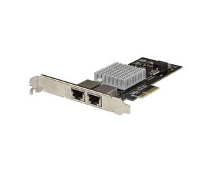 StarTech.com Dual Port 10G PCIe Network Adapter Card - Intel-X550AT 10GBASE-T &