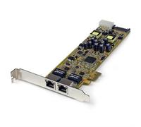 StarTech.com Dual Port PCI Express Gigabit Ethernet PCIe Network Card Adapter - PoE/PSE