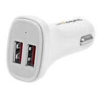 StarTech.com Dual-Port USB Car Charger - 24W/4.8A - White