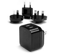 StarTech.com Dual Port USB Wall Charger - High Power 17 Watt / 3.4 Amp - Travel