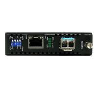 StarTech.com ET91000LC2 Gigabit Ethernet to Multimode LC Fibre Media Converter with SFP - 550m, 850nm