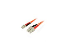 StarTech.com Fiber Optic Cable - Multimode Duplex 50/125 - LSZH - LC/SC - 1 m