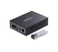 StarTech.com Gigabit Ethernet Copper-to-Fiber Media Converter. SM LC.