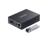 StarTech.com Gigabit Ethernet Copper-to-Fiber Media Converter. SM LC.