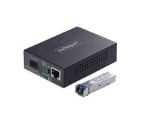StarTech.com Gigabit Ethernet Copper-to-Fiber Media Converter. SM LC.