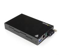 StarTech.com Gigabit Ethernet Single Mode Fiber Media Converter SC 40 km - 1000 Mbps