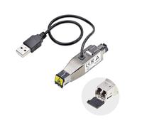 StarTech.com Gigabit Fiber to RJ45 Ethernet Media Converter Dongle Optical Singlemode 10km/Multimode 800m USB Powered Compact Design Metal Housing Micro Mini TAA