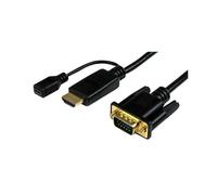 StarTech.com 10 ft HDMI to VGA Active Converter Cable - HDMI to VGA Adapter - 1920x1200 or 1080p