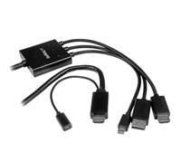 StarTech.com HDMI, DisplayPort or Mini DisplayPort to HDMI Converter Cable - 2 m (6 ft.)