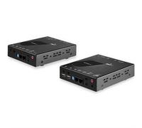 StarTech.com HDMI KVM Extender over IP Network - 4K 30Hz HDMI 2.0 and USB over IP LAN or Cat5e/Cat6 Ethernet Cable (100m/330ft) - Remote KVM Switch/Console Transmitter/Receiver Extender Kit