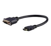 StarTech.com 8in HDMI to DVI-D Video Cable Adapter - HDMI Male to DVI Female