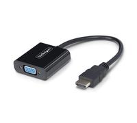 StarTech.com HDMI to VGA Adapter, Active Video Converter For Laptop/Desktop, 1920x1080 (1080p), HDMI Source to VGA Monitor/Display/Projector