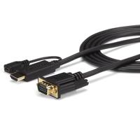 StarTech.com HDMI to VGA Cable - 6ft 2m - 1080p - Active Conversion - HDM