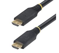 StarTech 15m (50ft) Active High Speed HDMI Cable with Gripping Connectors, 4K 60Hz/1440p 144Hz, 18Gbps, UHD HDMI Cord, TPE Jacket