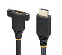 StarTech 6ft Panel Mount HDMI Cable, 4K 60Hz, Male to Female