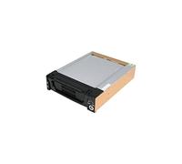 StarTech.com Heavy Duty Aluminum Mobile Rack for 3.5" SATA HDD Hard Drive with Removable 5.25" Bay Tray (DRW150SATBK)