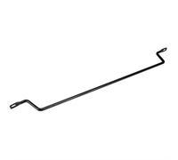 StarTech.com Horizontal Cable Lacing Bars with 2 in. Offset for Racks - 10 Pack