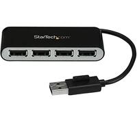 StarTech.com Hub USB 2.0 portable à 4 ports avec câble intégré - Concentrat