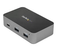 StarTech.com ~3 Port USB C 3.2 Gen 2 Hub with Ethernet Adapter - 10Gbps USB Type C to 2x USB-A & 1x USB-C Ports - USB Hub w/ BC 1.2 Phone Fast Charging - Superspeed 10Gbps USB C Hub