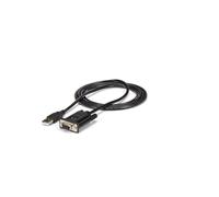 StarTech.com ICUSB232FTN serial cable Black 1.7 m USB Type-A DB-9