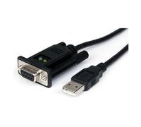 StarTech.com USB to Serial RS232 Adapter - DB9 Serial DCE Adapter Cable with FTDI - Null Modem - USB 1.1 / 2.0 - Bus-Powered