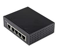 StarTech.com Industrial 5 Port Gigabit PoE Switch - 30W - Power Over Ethernet Switch - Hardened GbE PoE+ Unmanaged Switch - Rugged High Power Gigabit Network Switch IP-30/-40 C to 75 C