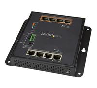 StarTech.com Industrial 8 Port Gigabit PoE Switch - 4 x PoE+ 30W - Power Over Ethernet - Hardened GbE Layer/L2 Managed Switch - Rugged High Power Gigabit Network Switch IP-30/-40C to +75C