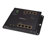 StarTech.com Industrial 8 Port Gigabit PoE+ Switch w/2 SFP MSA Slots - 30W - Layer/L2 Switch Hardened GbE Managed - Rugged High Power Gigabit Ethernet Network Switch IP-30/-40 C to 75 C