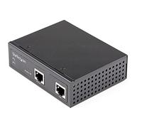 StarTech.com Industrial Gigabit Ethernet PoE Injector - 30W 802.3at PoE+ Midspan 48V-56VDC DIN Rail Power Over Ethernet Injector Adapter - -40C to +75C Cameras/Sensors/WiFi Access