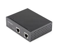 StarTech.com Industrial Gigabit Ethernet PoE Injector - 30W 802.3at PoE+ Midspan 48V-56VDC DIN Rail Power Over Ethernet Injector Adapter - -40C to +75C Cameras/Sensors/WiFi Access