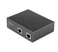 StarTech.com Industrial Gigabit PoE Injector - High Speed/High Power 90W - 802.3bt PoE++ 52V-56VDC DIN Rail UPoE/Ultra Power Over Ethernet Injector Adapter -40C to +75C Rugged