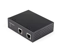 StarTech.com Industrial Single Port Gigabit PoE Extender - 60W 802.3bt PoE /PoE+/ PoE++ - 100m/ 330ft - Power Over Ethernet Network Range Extender - IP-30 - -40C to +75C