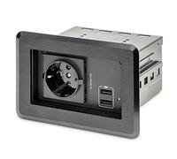 StarTech.com KITBZPOWEU 1 x AC and 2 x USB-A Power Hub Table