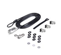 StarTech.com Laptop/Desktop & Peripheral Lock Kit Theft-Deterring Security Lock K-Slot 9.8ft (3m) Steel Cable 3x Devices User-Resettable 4-Digit Lock - TAA