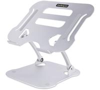 StarTech.com Laptop Stand for Desk, Ergonomic Laptop Stand Adjustable Height, Al