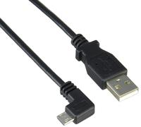 StarTech.com Left Angle Micro USB Cable - 1 ft / 0.5m - 90 degree - USB Cord - U