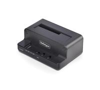 StarTech.com M.2 NVMe to 2.5"/3.5" SATA Drive Duplicator, Dual Bay Standalone Cloner/Drive Dock, 27GB/min, NVMe to SATA / SATA to NVMe, TAA