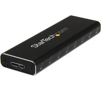 StarTech.com M.2 SSD Aluminum Enclosure to USB 3.0 (5Gbps) with UASP - Black -