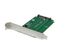 StarTech.com M.2 to SATA Expansion Slot Mounted SSD Adapter - NGFF Solid State Drive to SATA Converter - PCI or PCI-express Slot Mounted (S32M2NGFFPEX)