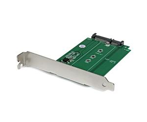 StarTech.com M.2 to SATA Expansion Slot Mounted SSD Adapter - NGFF Solid State Drive to SATA Converter - PCI or PCI-express Slot Mounted (S32M2NGFFPEX)