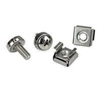 StarTech.com M5 Mounting Screws and Cage Nuts for Server Rack Cabinet - Pack of 100 Server Rack Screws (CABSCREWM52)