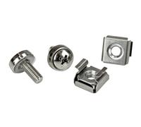 StarTech.com M5 Mounting Screws and Cage Nuts for Server Rack Cabinet - Pack of